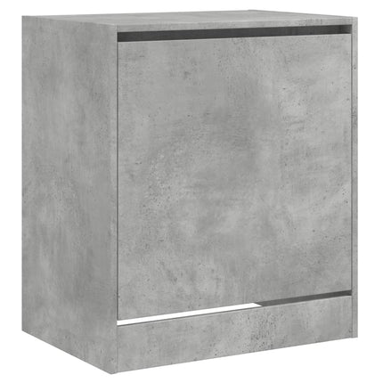 Skohylla betonggrå 60x42x69 cm konstruerat trä