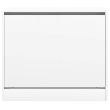 Skohylla vit 80x42x69 cm konstruerat trä