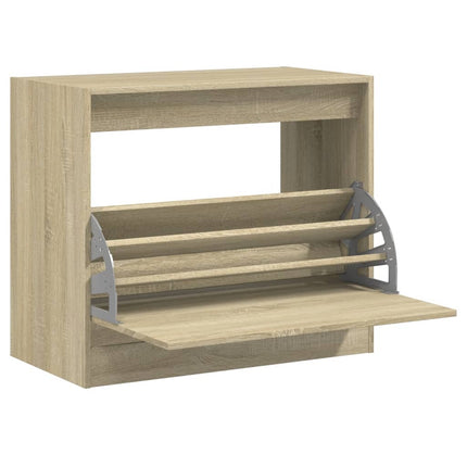 Skohylla sonoma-ek 80x42x69 cm konstruerat trä