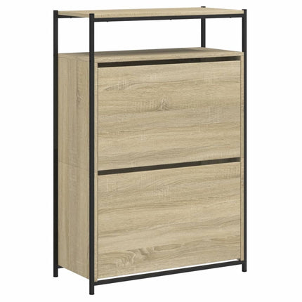 Skohylla sonoma-ek 75x34x112 cm konstruerat trä