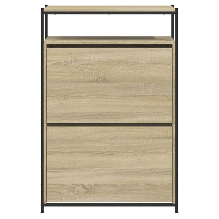 Skohylla sonoma-ek 75x34x112 cm konstruerat trä
