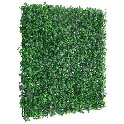 Konstväxt växtvägg 24 st grön 50x50 cm