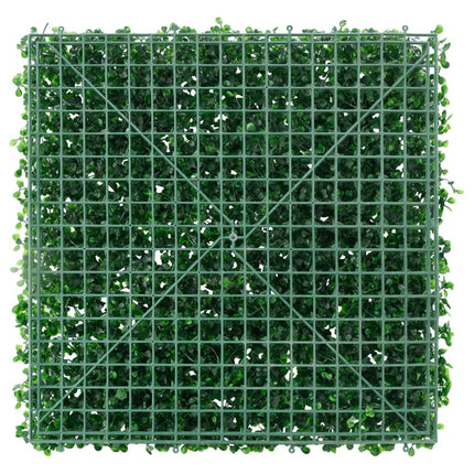 Konstväxt växtvägg 24 st grön 50x50 cm