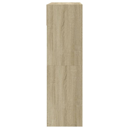Skoskåp med 2 flip-lådor sonoma-ek 80x34x116 cm