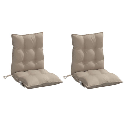Stolsdynor 2 st taupe oxfordtyg