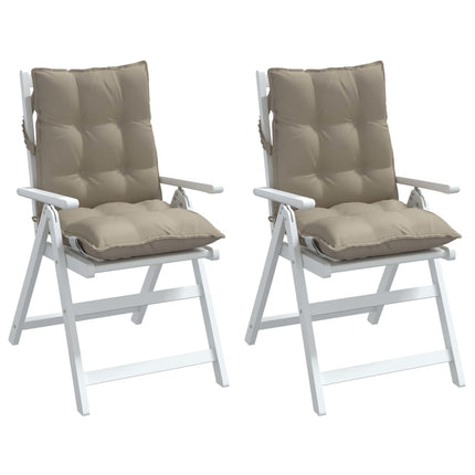Stolsdynor 2 st taupe oxfordtyg