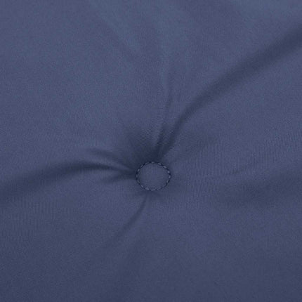 Bänkdyna för trädgården marinblå 200x50x4 cm oxfordtyg