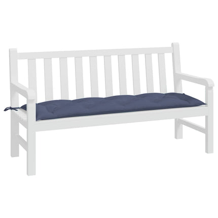 Bänkdyna för trädgården marinblå 150x50x7cm oxfordtyg