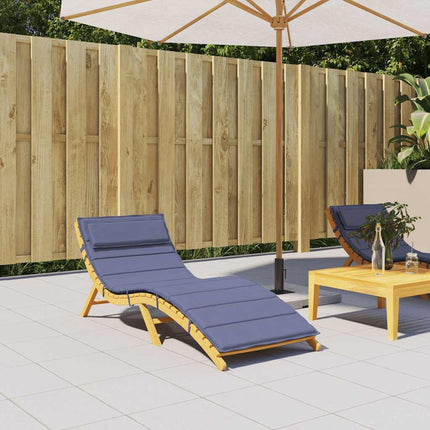 Dyna till solsäng marinblå 180x60x4 cm oxfordtyg