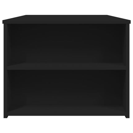 Soffbord svart 102x55x42 cm konstruerat trä