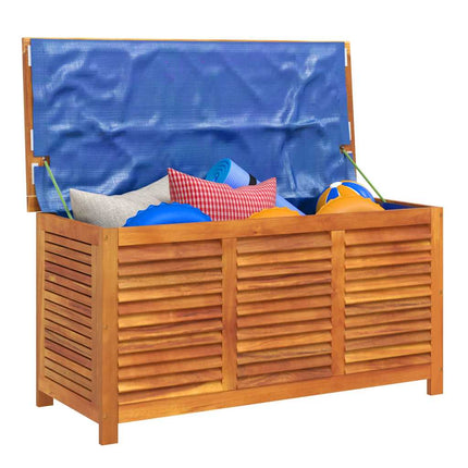 Dynbox 113x50x56 cm massivt akaciaträ