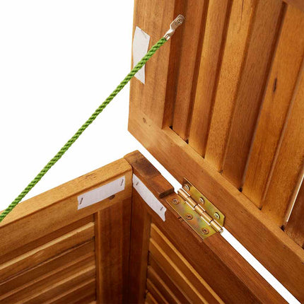 Dynbox 113x50x56 cm massivt akaciaträ