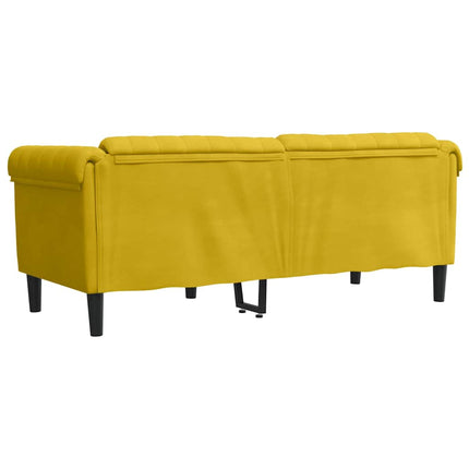 Soffa 2-sits gul sammet