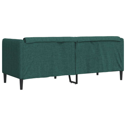 Soffa 2-sits mörkgrön tyg