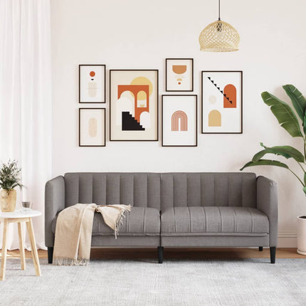 Soffa 2-sits taupe tyg