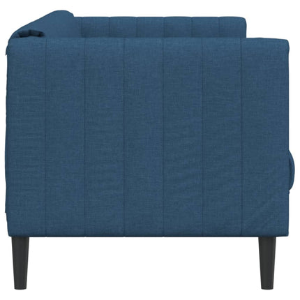 Soffa 2-sits blå tyg