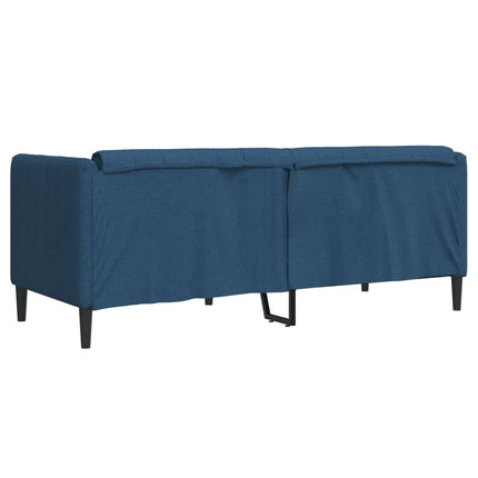 Soffa 2-sits blå tyg