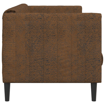 Soffa 2-sits brun konstmocka