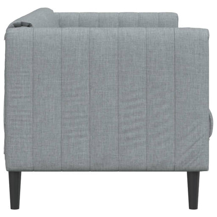 Soffa 3-sits ljusgrå tyg