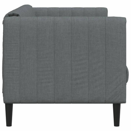 Soffa 3-sits mörkgrå tyg