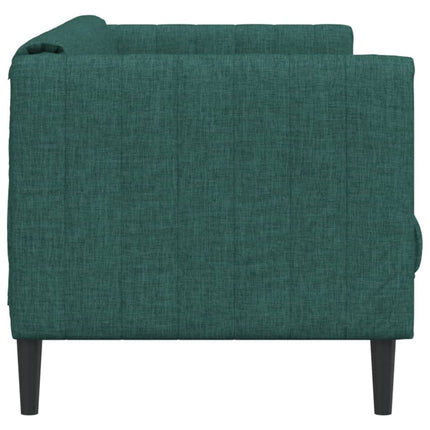 Soffa 3-sits mörkgrön tyg