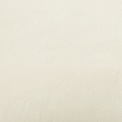 Chesterfieldsoffa Med Bolsterkuddar 2-Sits Gräddvit Sammet