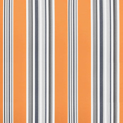 Ersättningstyg för markis orange och blå 3,5x2,5 m polyester