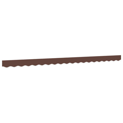 Markisvolang brun randig 400 cm
