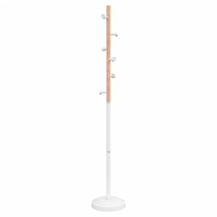 Klädställning vit 177 cm pulverlackerat järn