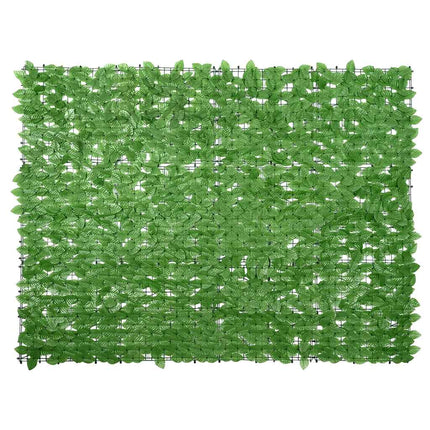 Balkongskärm gröna blad 200x150 cm