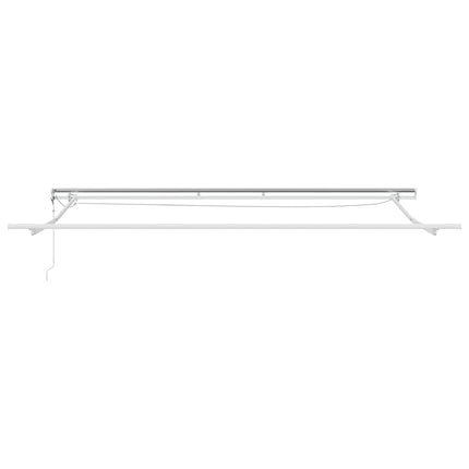 Markis automatiskt infällbar med LED vinröd 400x300 cm