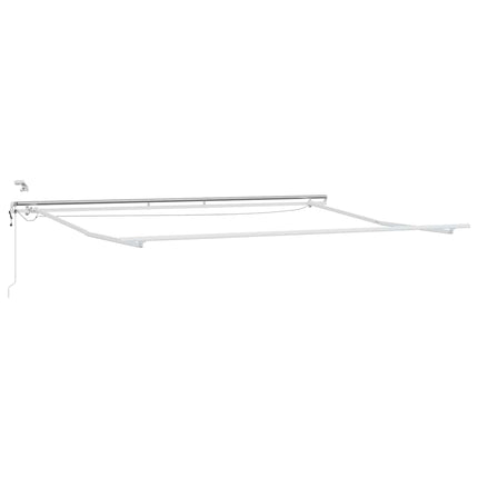 Markis automatiskt infällbar med LED vinröd 400x300 cm