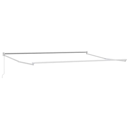 Markis manuellt infällbar vinröd 400x300 cm