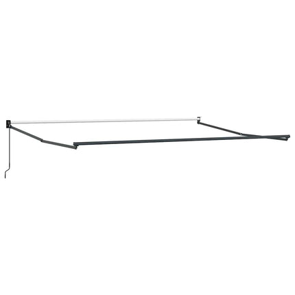 Markis manuellt infällbar vinröd 450x300 cm