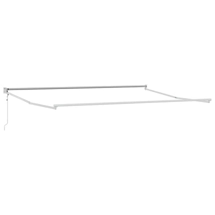 Markis automatiskt infällbar vinröd 400x300 cm