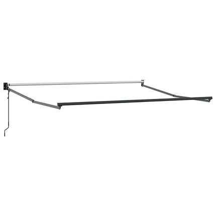 Markis automatiskt infällbar vinröd 300x250 cm