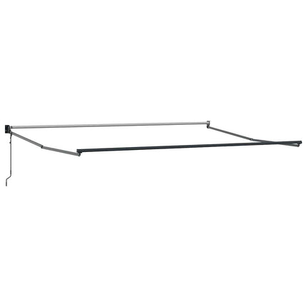 Markis automatiskt infällbar vinröd 450x300 cm