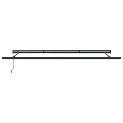 Markis manuellt infällbar vinröd 450x300 cm