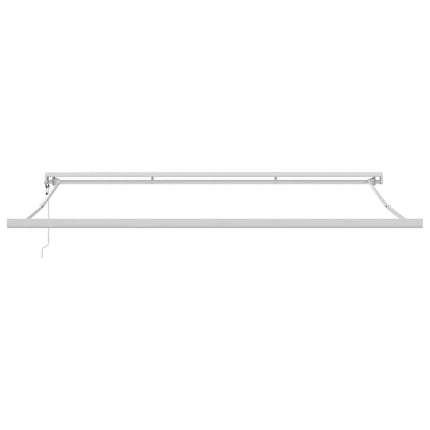 Markis automatiskt infällbar vinröd 500x300 cm