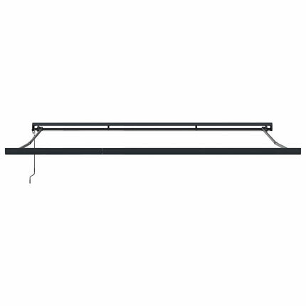 Markis automatiskt infällbar vinröd 500x300 cm