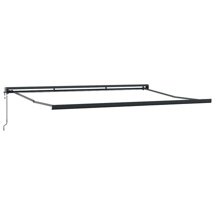 Markis automatiskt infällbar 450x300 cm brun