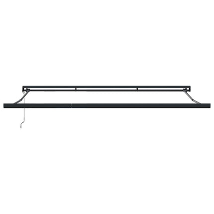 Markis automatiskt infällbar 500x300 cm brun