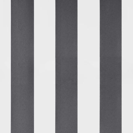 Markis manuellt infällbar 450x350 cm antracit&vit