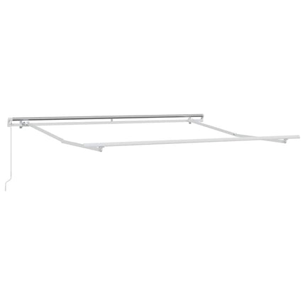 Markis manuellt infällbar antracit&vit 300x250 cm
