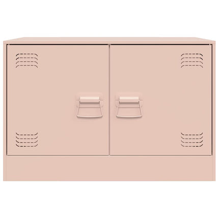 TV-skåp rosa 67x39x44 cm stål