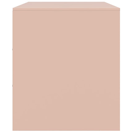 TV-skåp rosa 67x39x44 cm stål