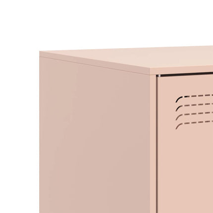 TV-skåp rosa 67x39x44 cm stål