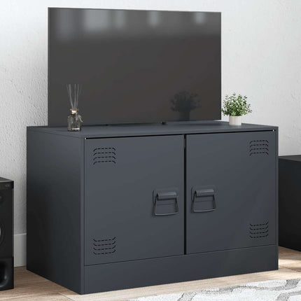 TV-skåp antracit 67x39x44 cm stål
