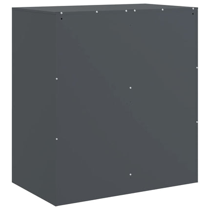 Skänk antracit 67x39x73 cm stål