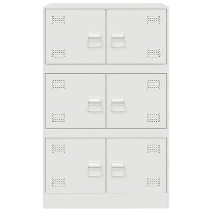 Skänk vit 67x39x107 cm stål